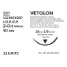 Vetolon Fil Non Résorbable Nylon Monofilament